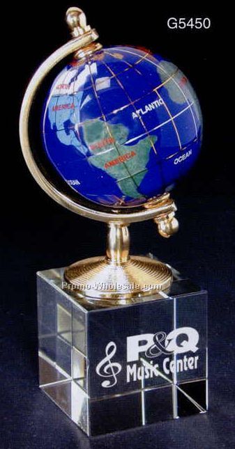 2"x2-1/8"x5" Gem Globe Award