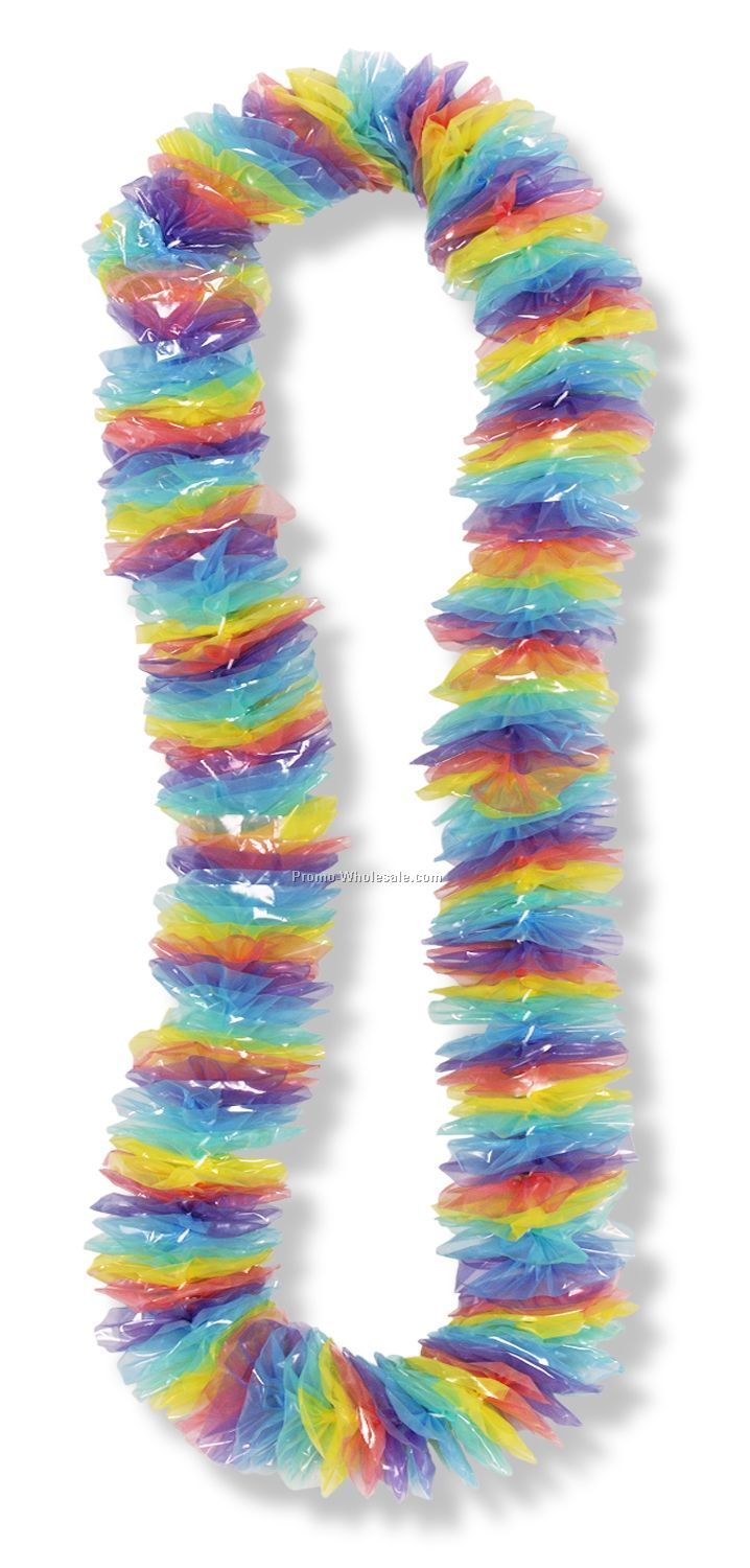 2"x36" Floral Color Ocean Breeze Poly Leis (100 Pieces)