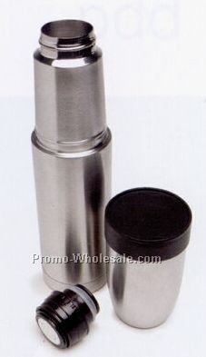 25 Oz. Vacuum Flask With 8-1/2 Oz. Large Mug