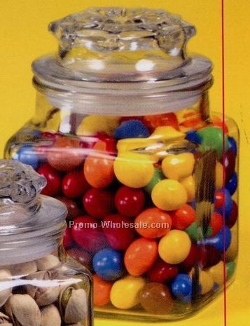 3-1/2"x4" Large Apothecary Jar W/ Chocolate Covered Almonds