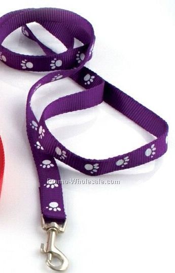 3/4" Screen Printed Dog Leash With 50 Day Shipping