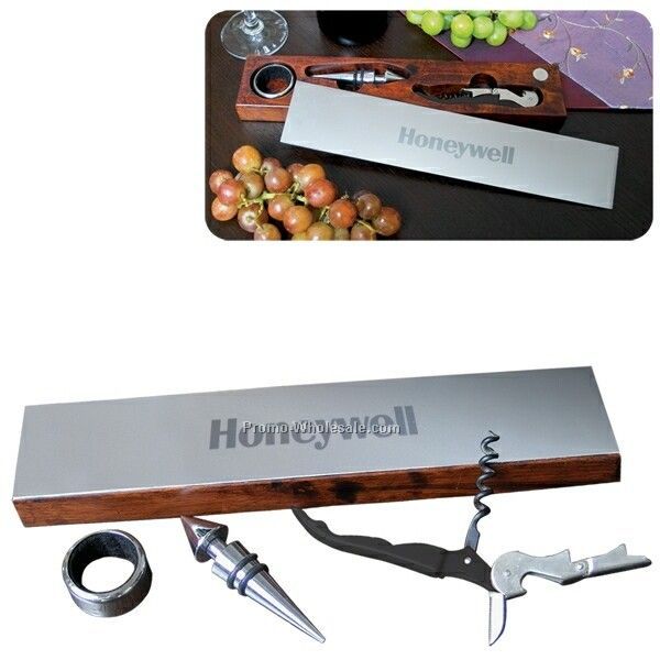 3 Piece Wine Kit (Imprinted)