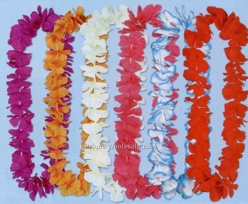 36" Silk 'n Petals Rainbow Leis