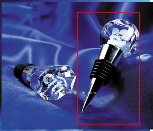 3d Crystal Die Wine Stopper