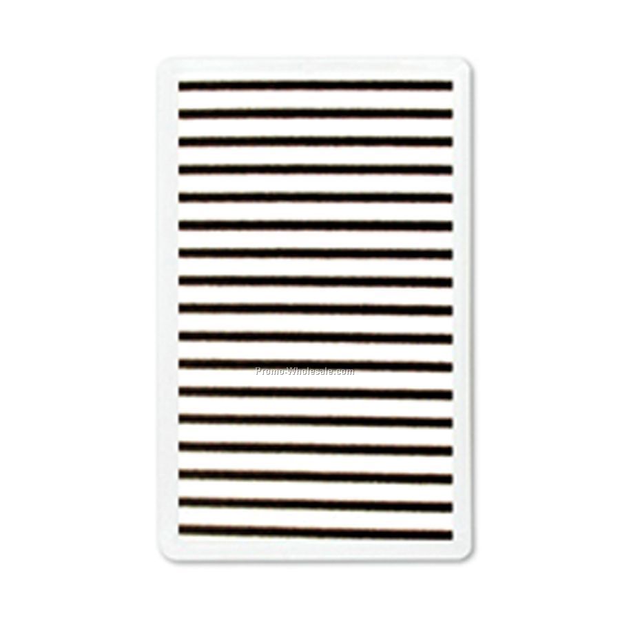 3d Lenticular Acrylic Magnet Picture Frames - Stock / White Black Stripes