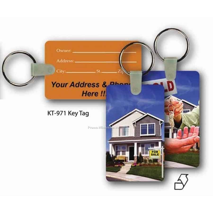 3d Lenticular Key Tag - Stock 1-1/2"x2-1/2" Rectangular