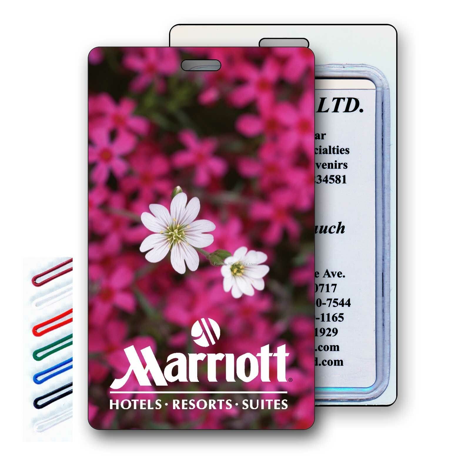 3d Lenticular Luggage Tag - Full Custom Designed
