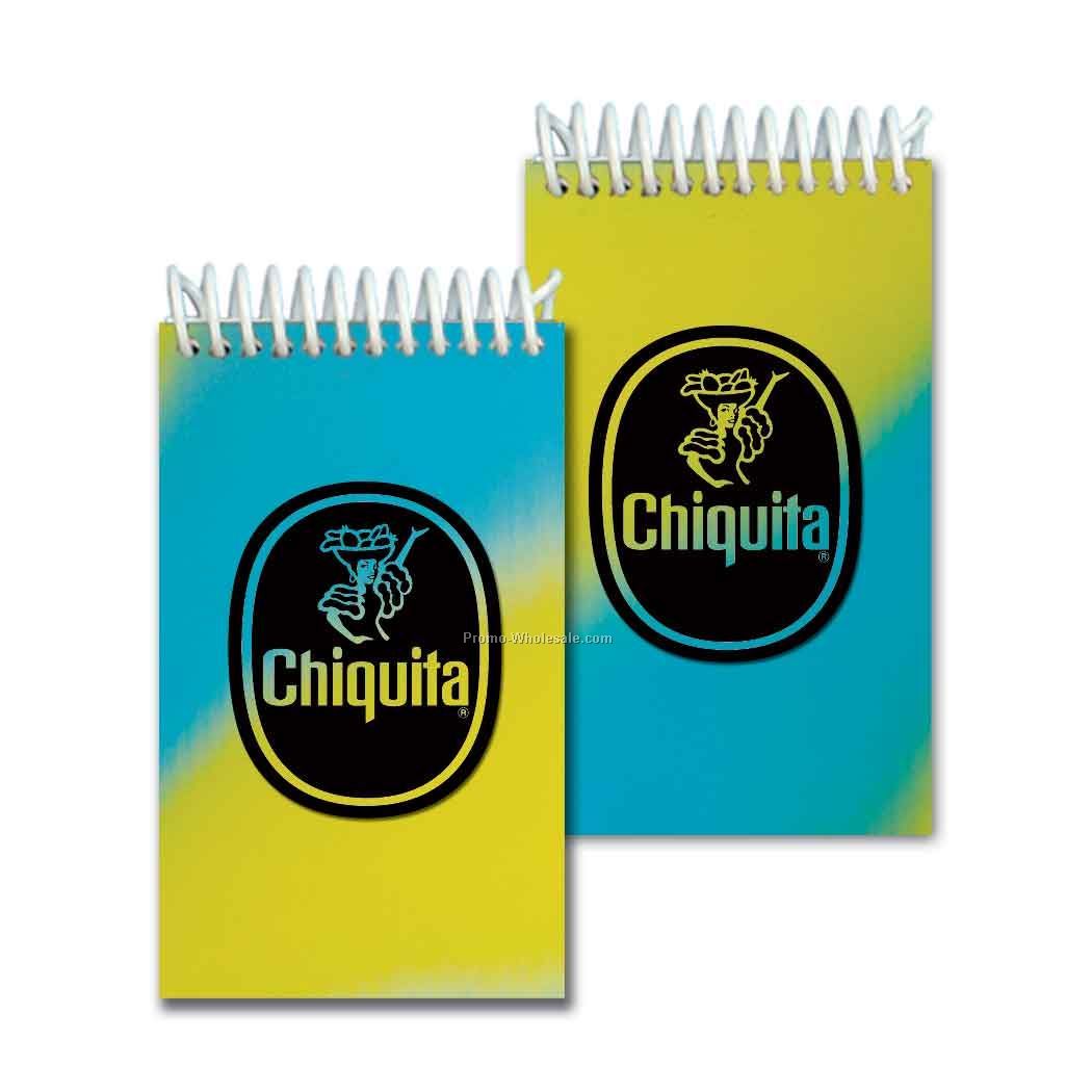 3d Lenticular Mini Notebook; Stock; Changing Colors; Custom