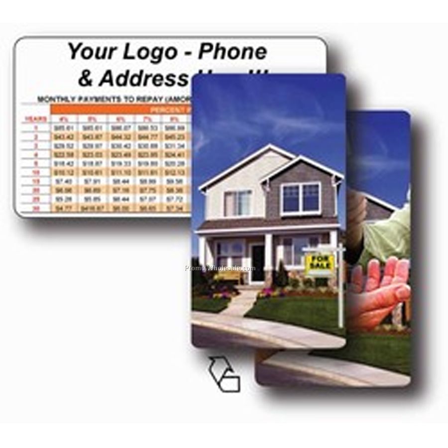 3d Lenticular Mortgage Payment Calculator - Custom