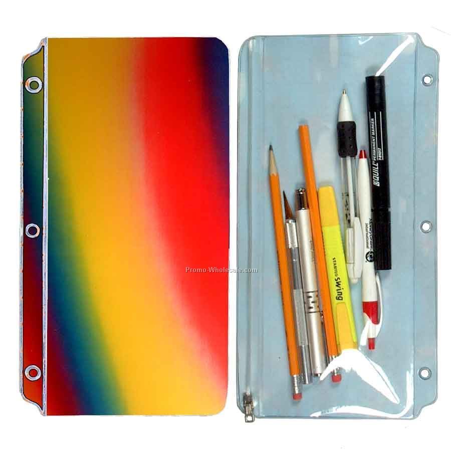 3d Lenticular Pencil Pouch - Stock / Multi-color