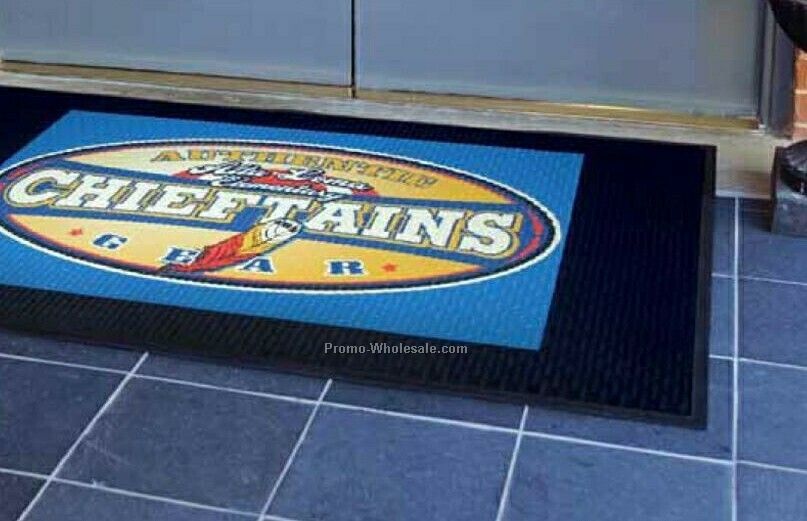 4'x6' Superscrape Impressions Indoor/Outdoor Logo Mat