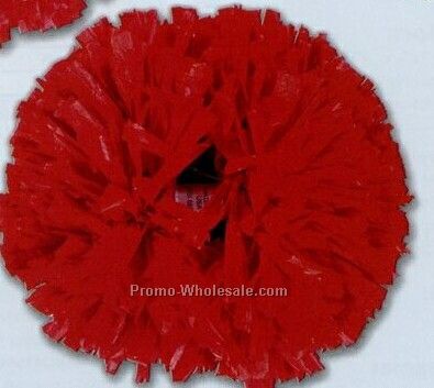 6" Vinyl Show Pom Poms - Solid Color