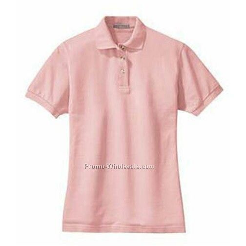 7.0 Oz 100% Combed Cotton Pique Golf Shirt