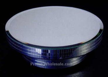 7"x2-5/8" Mirror Turntable Base