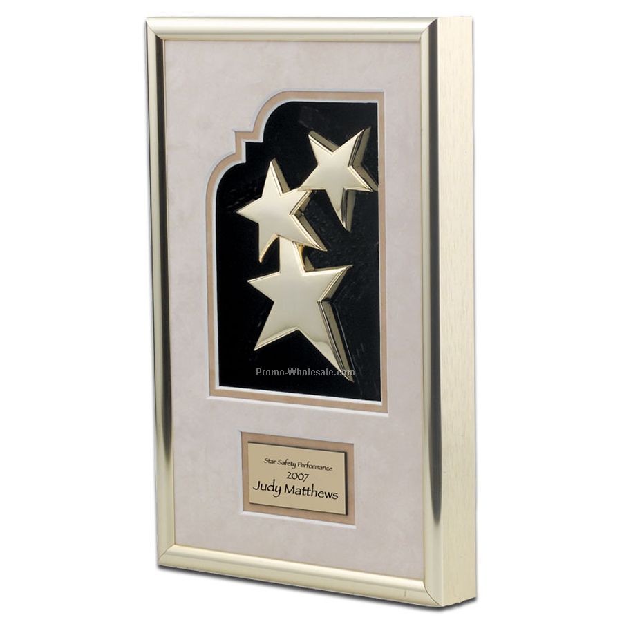 8-3/4"x13-1/2" Constellation Casting Award In Metal Frame
