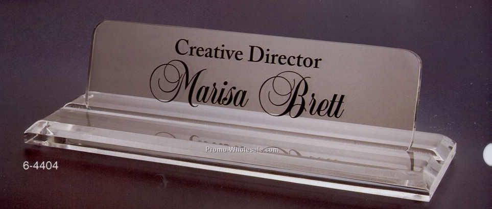 8-3/8"x2-1/4"x2-1/2" Acrylic Name Plate