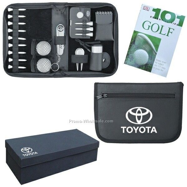 9"x6"x2" Fully Featured Golf Accessory Pack (Imprinted)