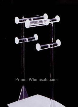 Acrylic Revolving Necklace Stand (12"x11"x24")