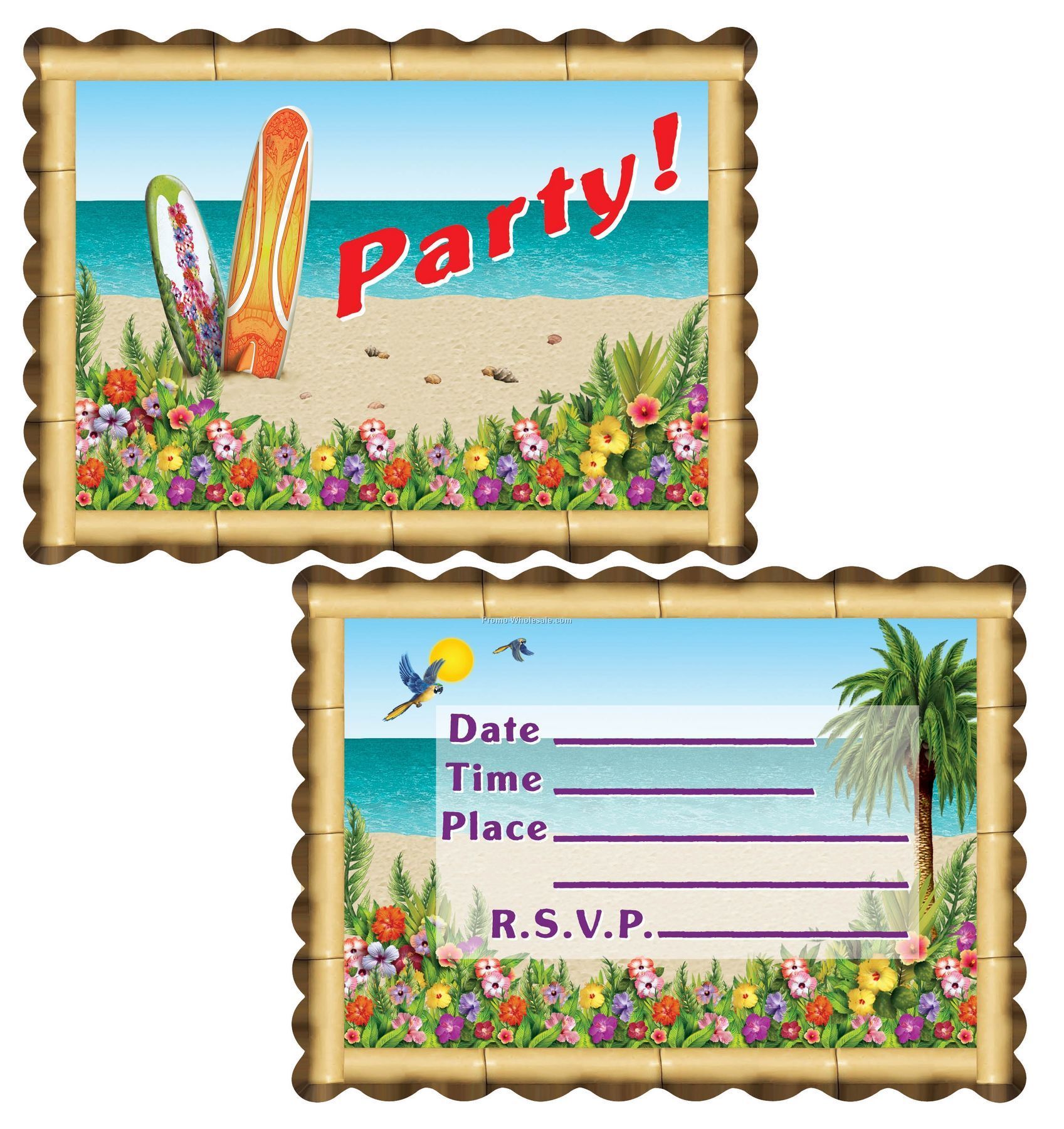 Aloha Invitations