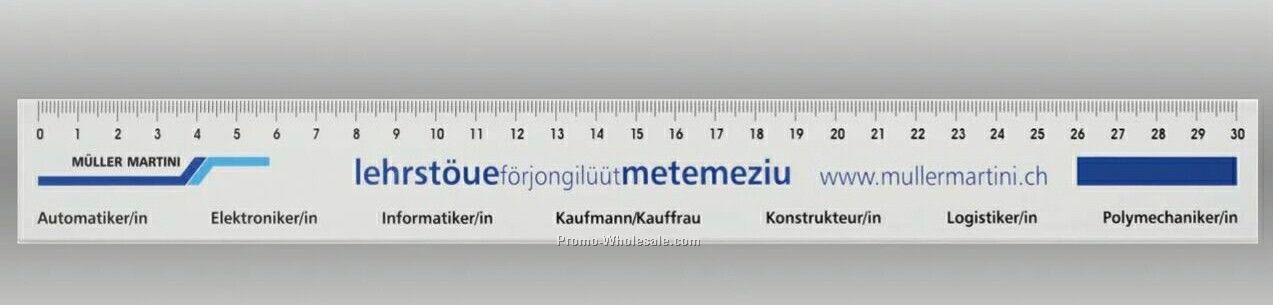 Aluminum Profile Ruler - 12-1/8"x1-1/4"