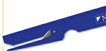 Blue Letter Opener With Ruler