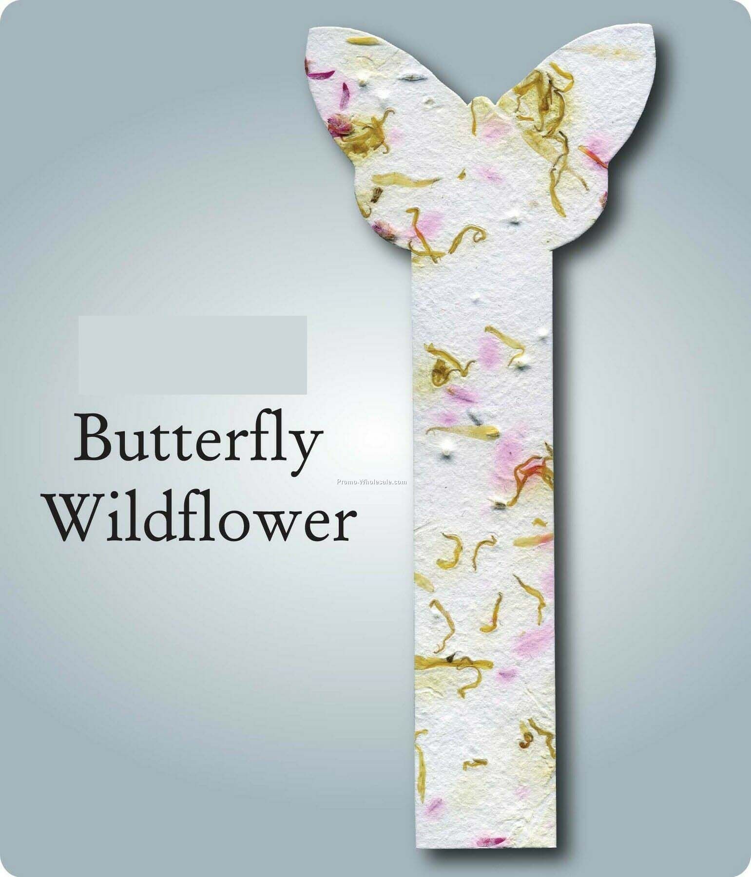 Butterfly Bookmark Embedded W/ Wildflower Seed