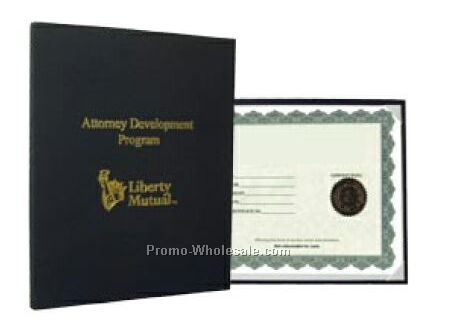 Certificate/Diploma Turned Edge Holder