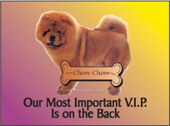 Chow Chow Dog Rectangle Photo Hand Mirror (2-1/2"x3-1/2")