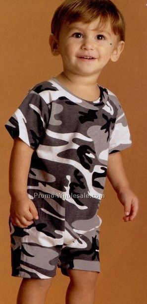 Code V Infant Camouflage T-romper (6-24 Months)