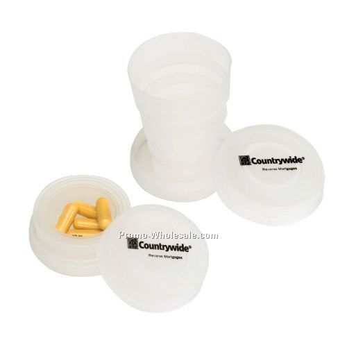 Collapsible Cup With Pillbox