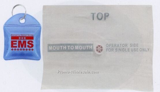 Cpr Face Shield W/ Split Keyring - Factory Direct (8-10 Weeks)