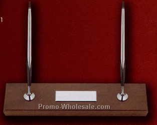 Cross Solid American Cherry Double Desk Set