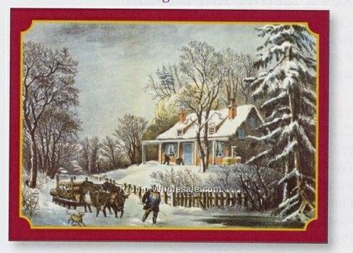 Currier & Ives Greeting Card Calendar (Thru 6/1/09)