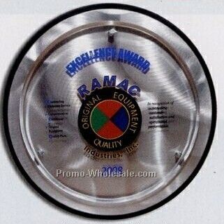 Decorative Alumo-tech Series Round Plaque 9''x1'' (Laser Engraved)