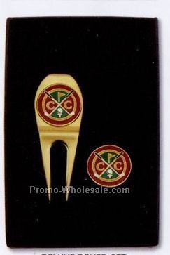 Deluxe Boxed Set W/ Divot Tool & 2 Ball Markers