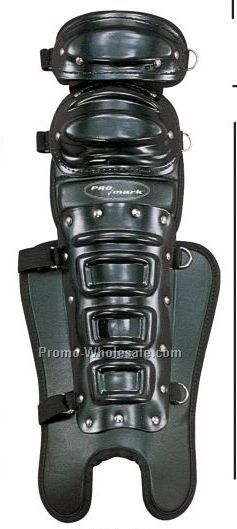 Deluxe Umpire Double Knee Cap Leg Guard W/Side Wings