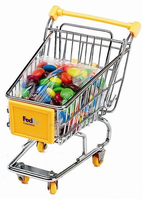 Dlk Mini Shopping Cart With M&M's