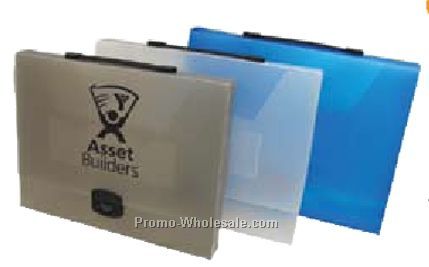 Document Case W/ Flexible Handle, CD Holder & Buckle