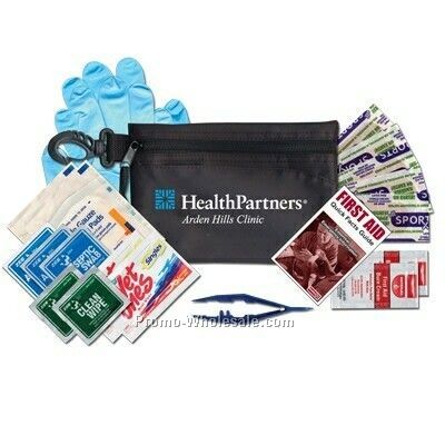 First Aid Kit Pouch W/ Optional Ice Pack 7-1/2"x5" (Next Day Shipping)