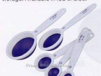 Flexible Measuring Spoons (Blue)