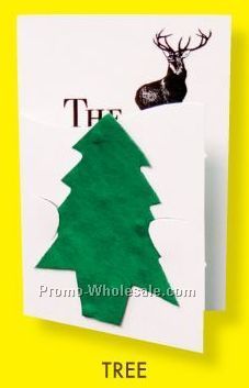 Floral Seed Paper Pop-out Booklet - Tree