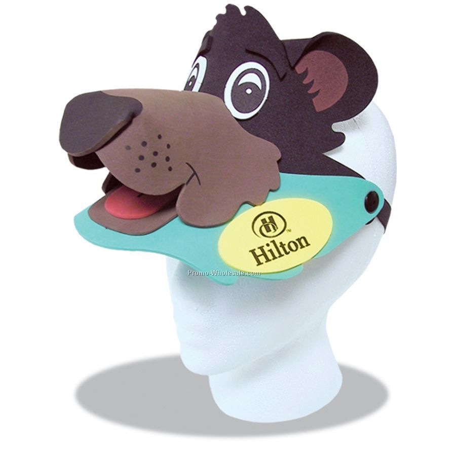 Foam Animal Sun Visor - Bear