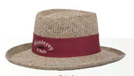 Gambler Style Straw Hat