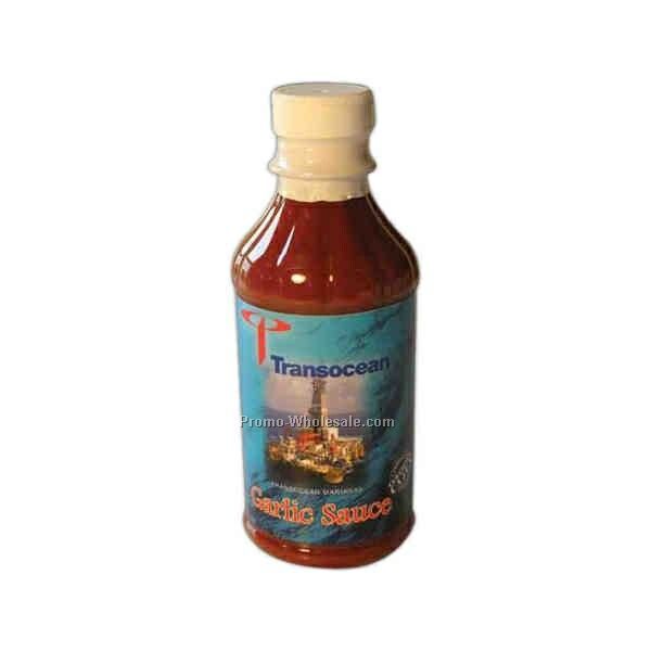 Garlic Sauce With Full Color Custom Labels. 8 Oz