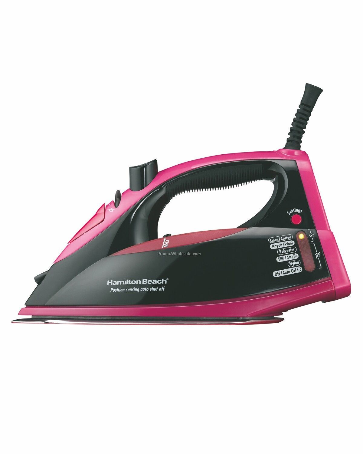 Hamilton Beach Neon Pink Full Size Iron