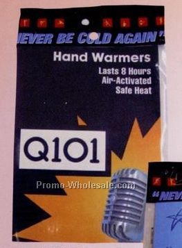 Hand Warmer Pair W/ Custom Insert Card (6-1/4"x4-3/4")