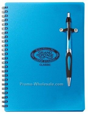 Helix Pen & Double Spiral Bound Notebook Combo
