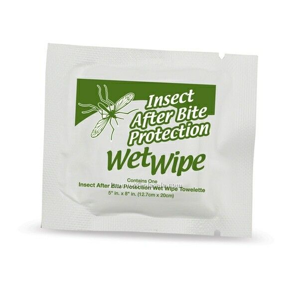 Insect After Bite Towelette - Stock Imprint