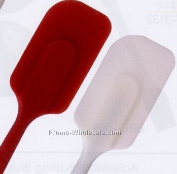Large Silicone Spatula With Stainless Steel Insert (Red)