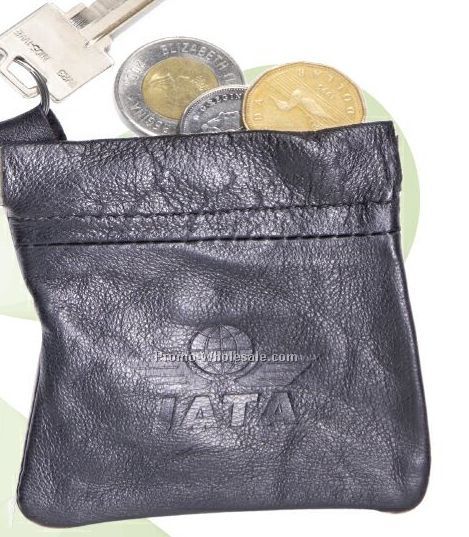 Leather Snap Change Purse